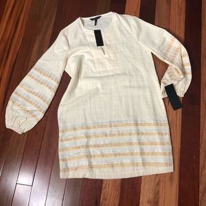 BCBG Maxazira DETAILED Bell Sleeved Dress